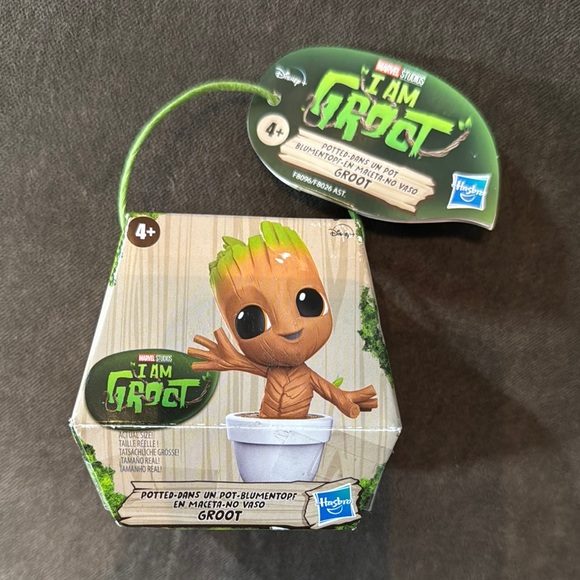 Hasbro Marvel I Am Groot Collectable Mini Figure Potted 2.25” NEW - Picture 1 of 8